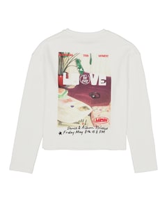 Meisjes longsleeve ecru