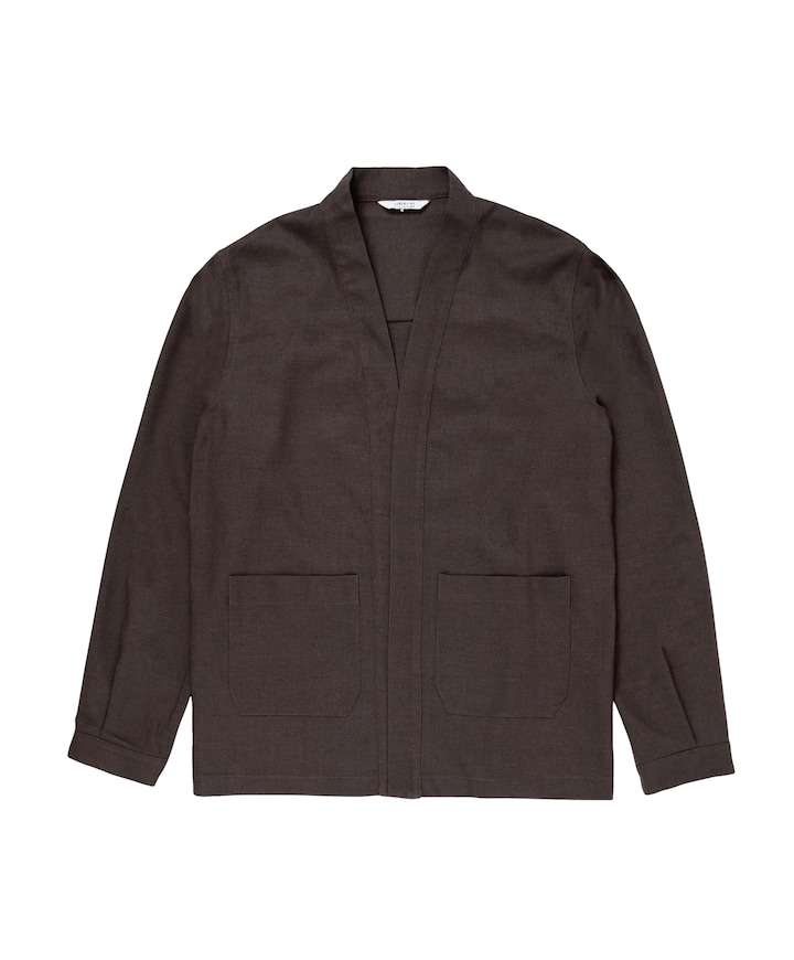 Heren overshirt bruin
