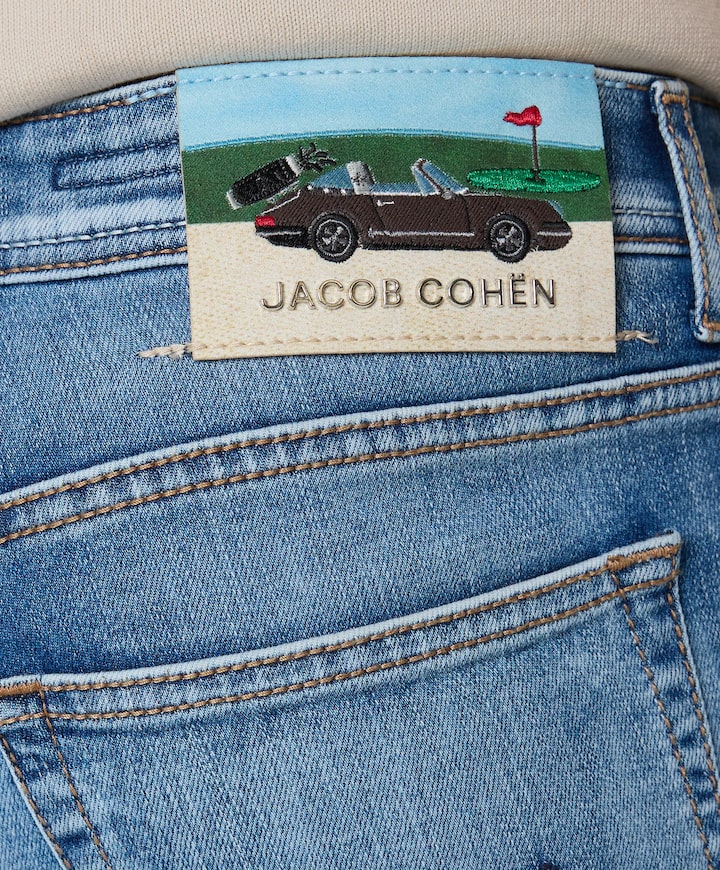 Bard Slim 5 pkt heren jeans blauw