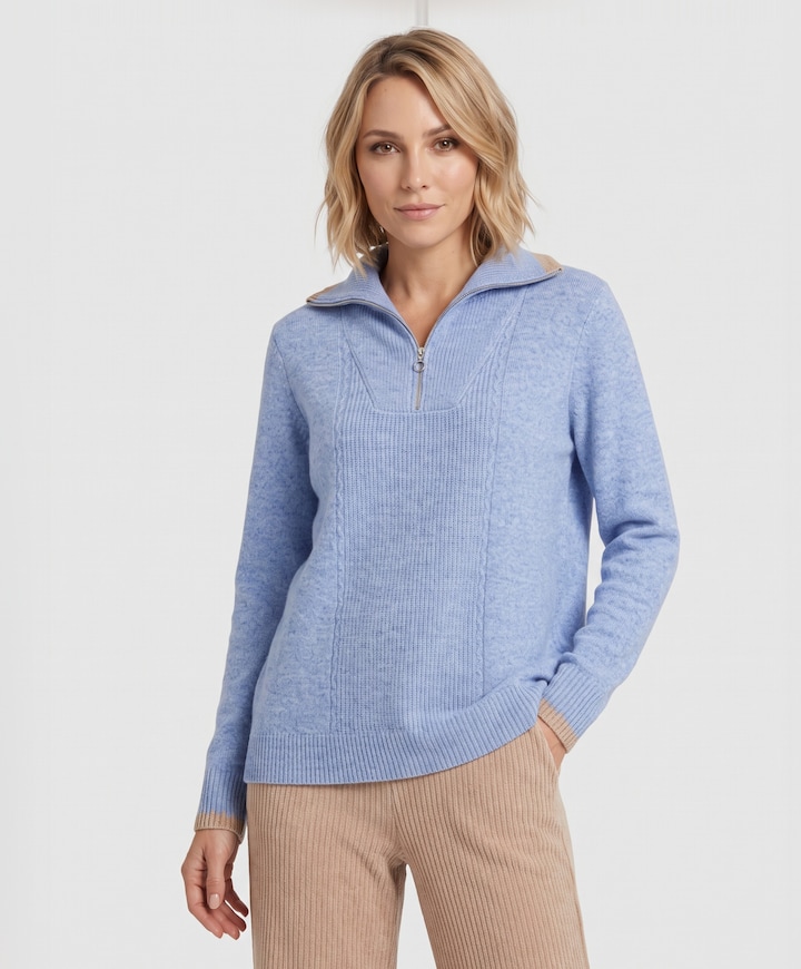 Dames trui blauw