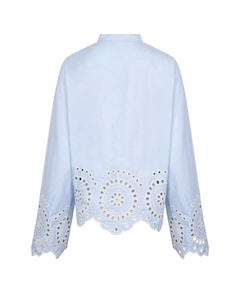 Dames blouse blauw