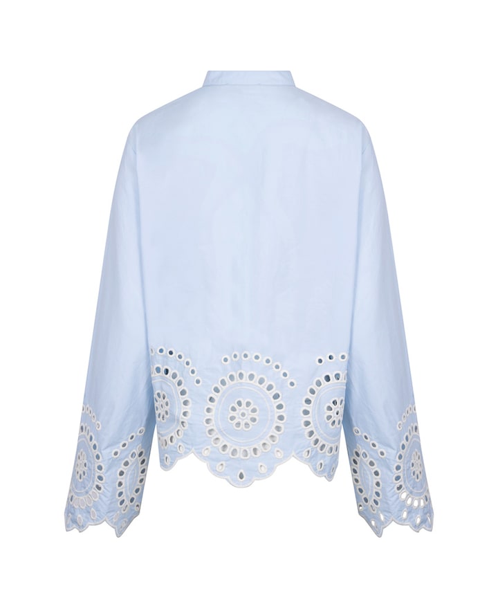 Dames blouse blauw