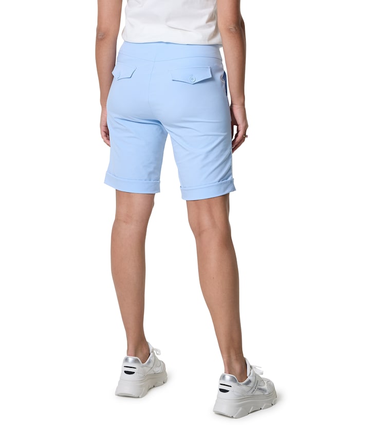 travel uni korte broek blauw