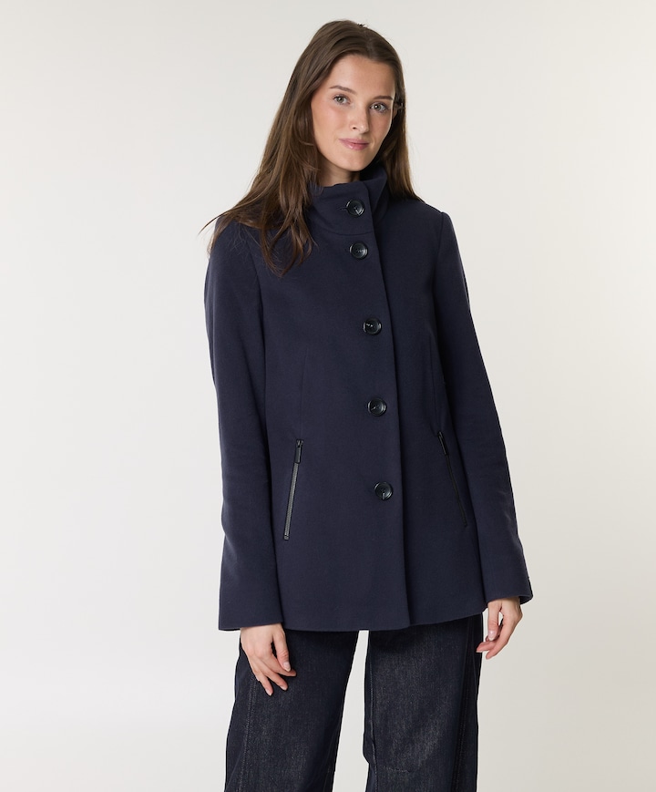 Dames jas blauw