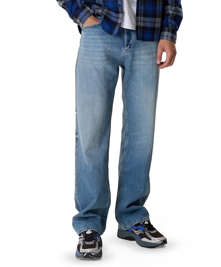 Franklin straight heren jeans blauw
