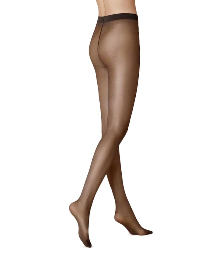 Dames panty Satin Look 20 denier grijs