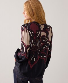Dames blouse bordeaux