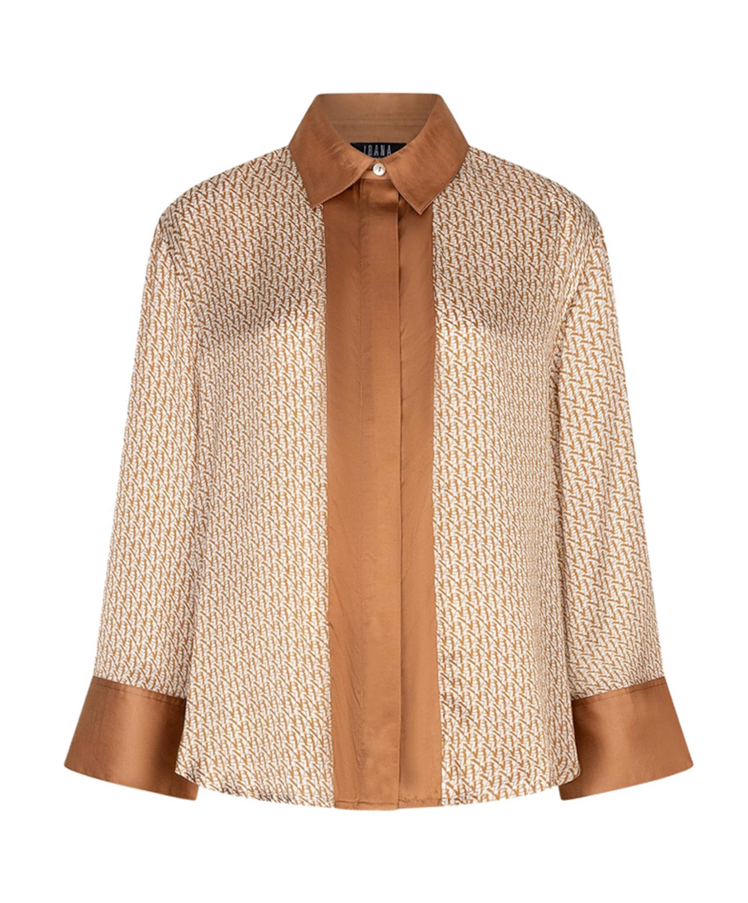 Dames blouse bruin