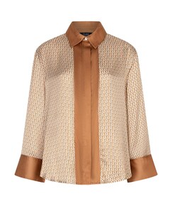 Dames blouse bruin