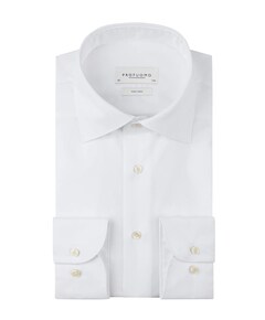 Heren overhemd lange mouw wit