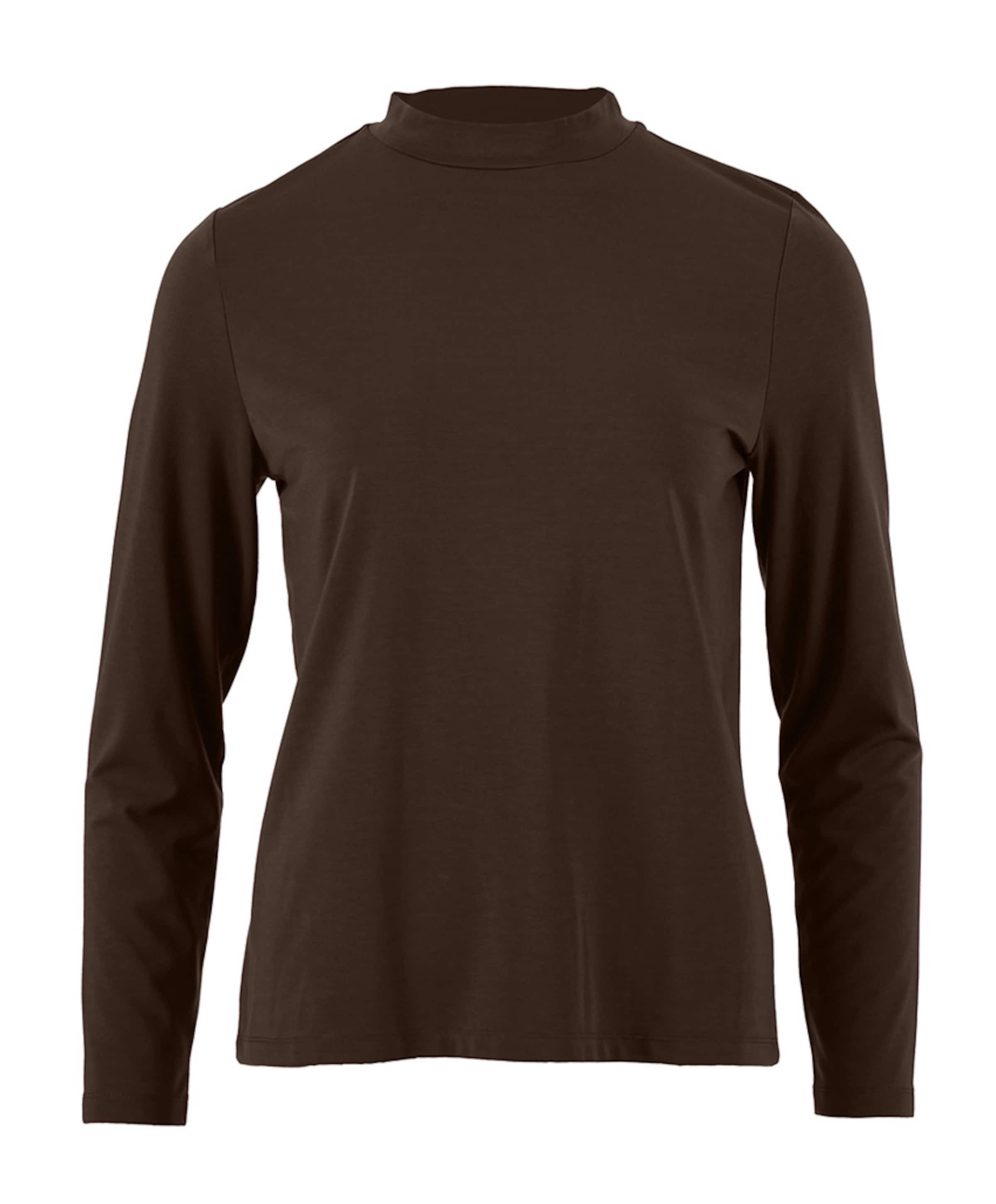 Dames longsleeve bruin