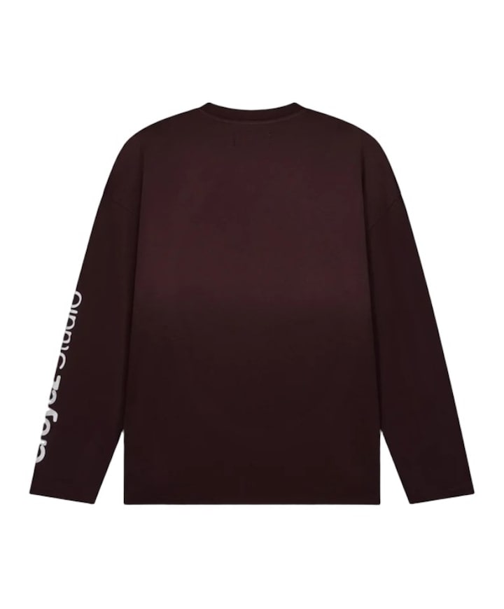 Heren longsleeve rood
