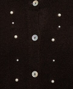 Dames vest bruin
