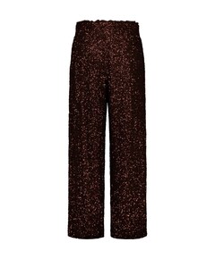 Darielle sequin balloon dames broek bruin