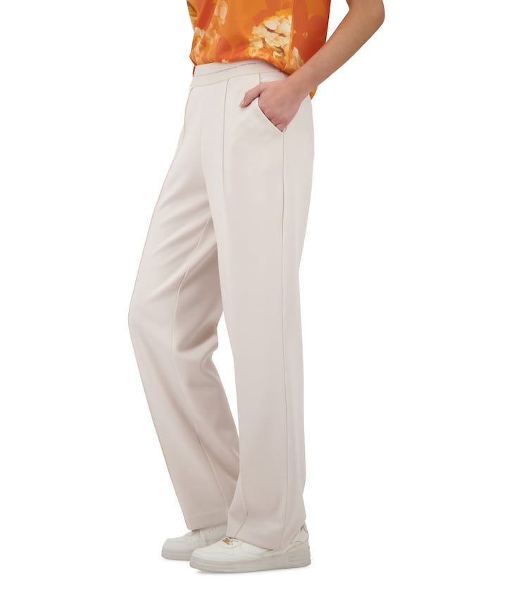 Hose dames broek ecru