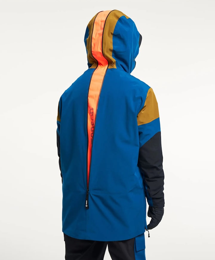 Heren ski-jas blauw