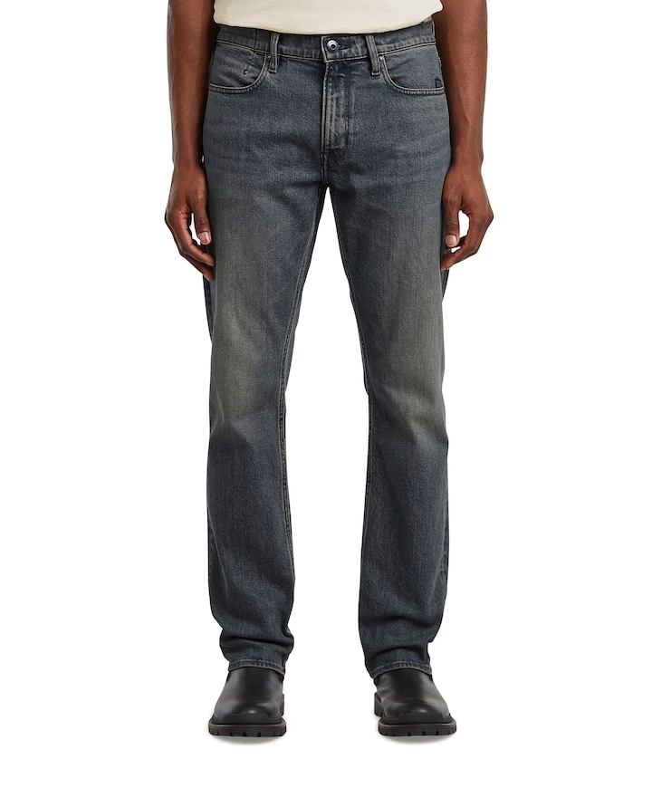 Mosa Straight heren jeans zwart