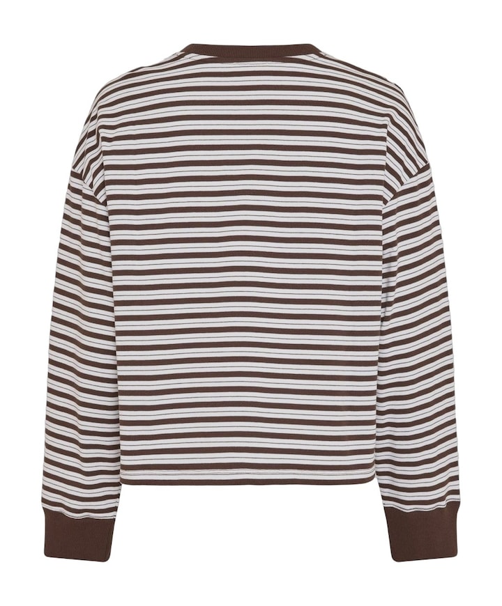 Dames longsleeve bruin