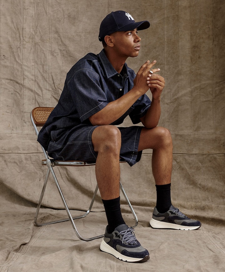 Luca Noa (M) heren sneakers blauw