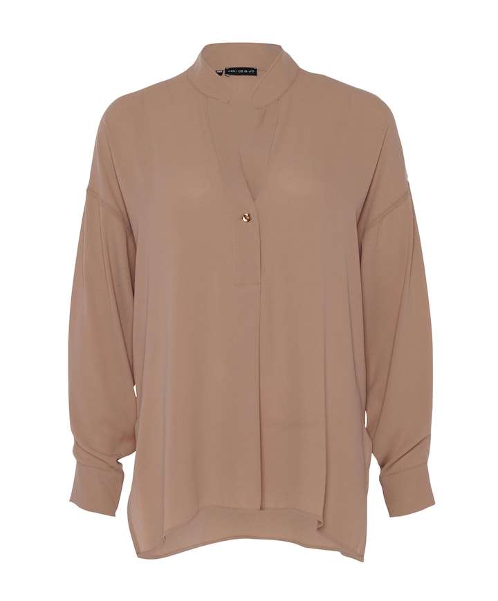 Dames blouse beige