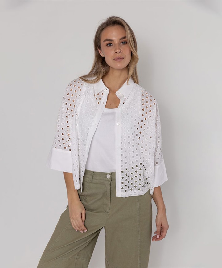 Dames blouse wit