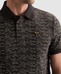 Heren polo blauw