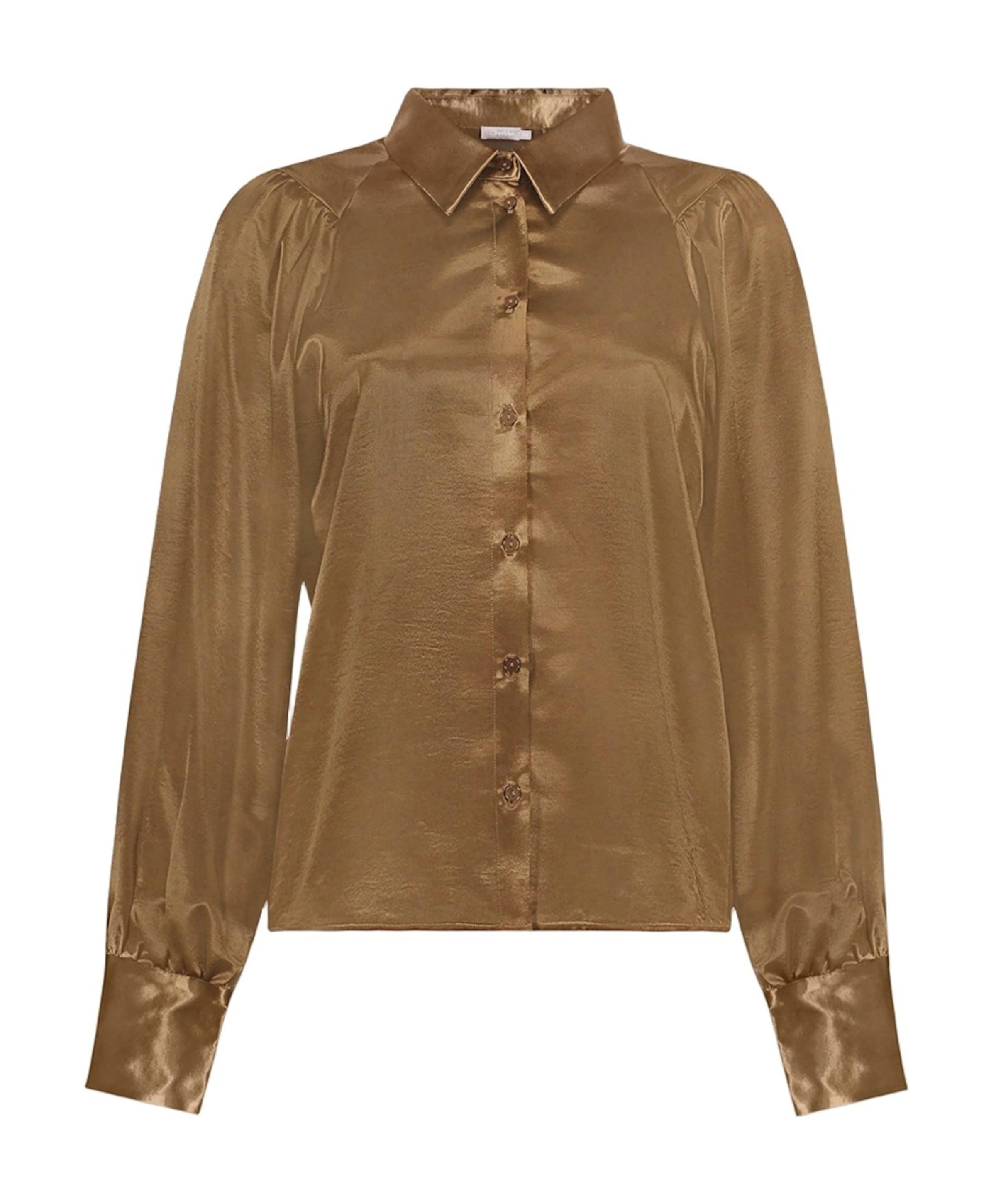 Dames blouse bruin