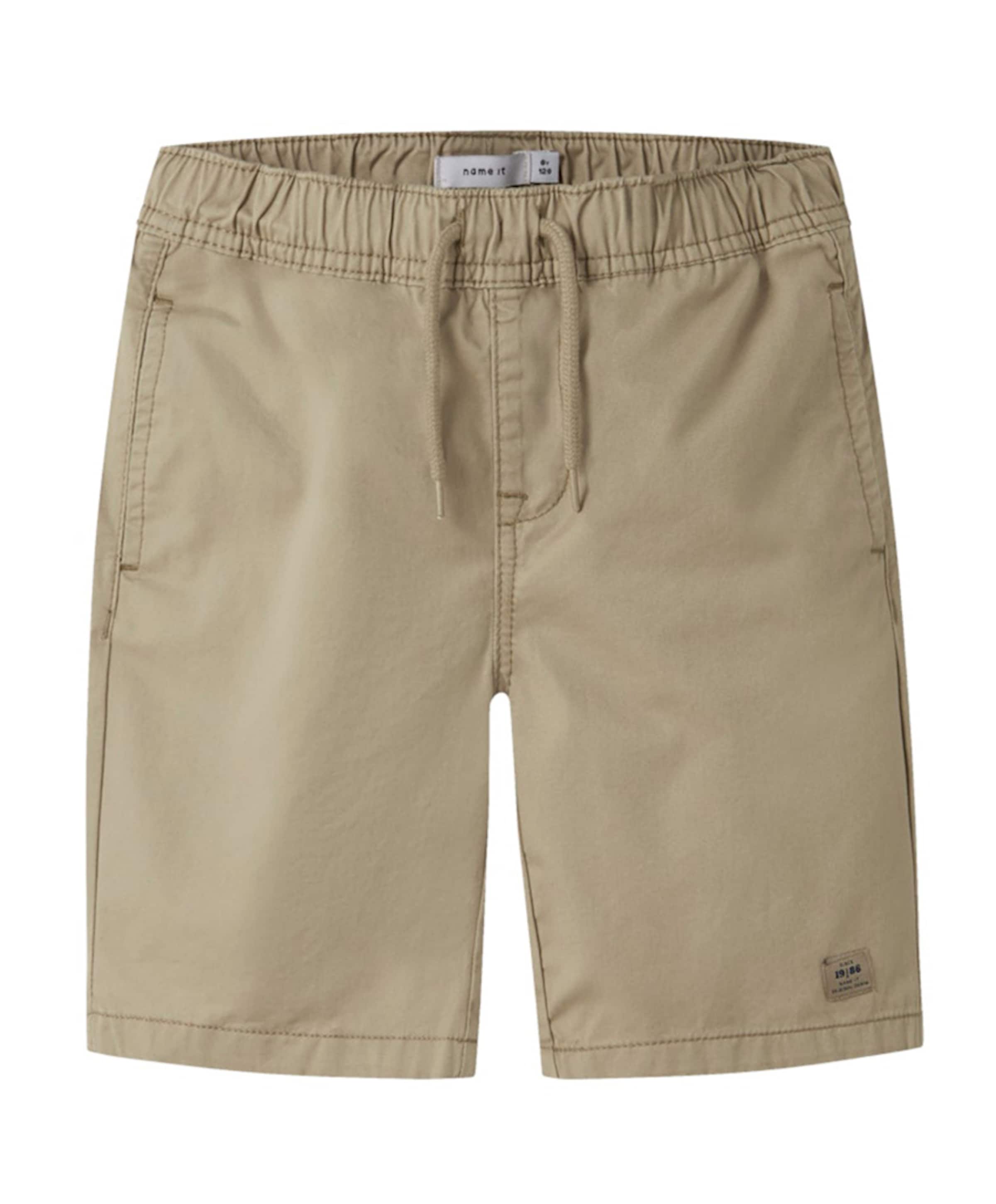 NKMRYAN JOG L TWILL SHORTS 7001-TF jongens korte broek beige