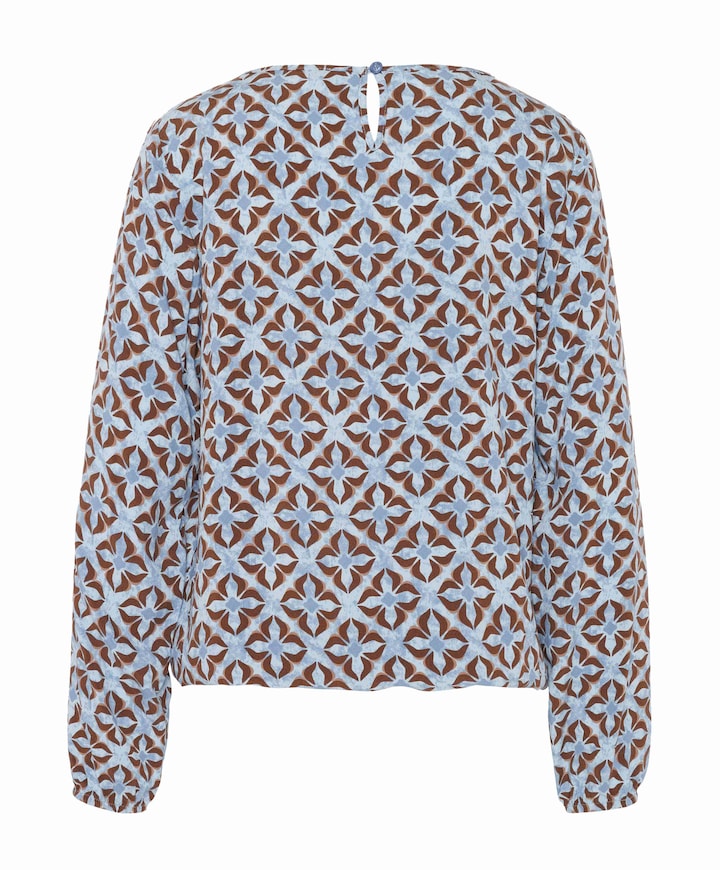 Dames blouse blauw