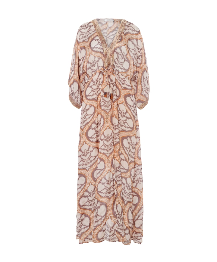 Dames jurk beige