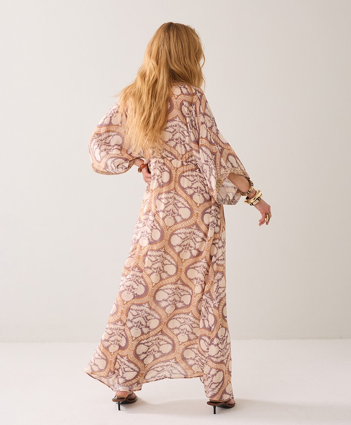 Dames jurk beige