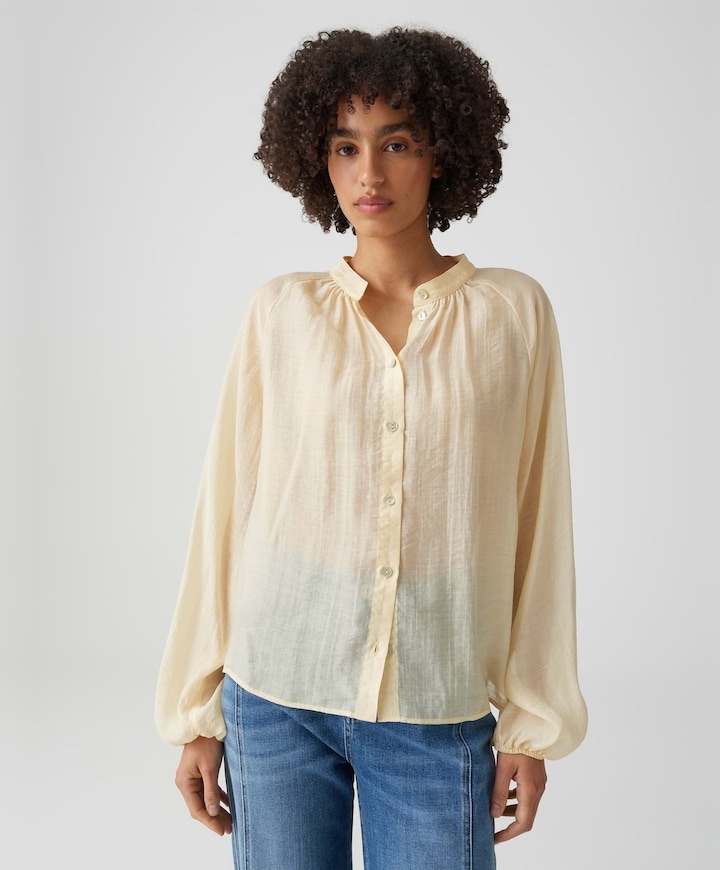 Dames blouse geel
