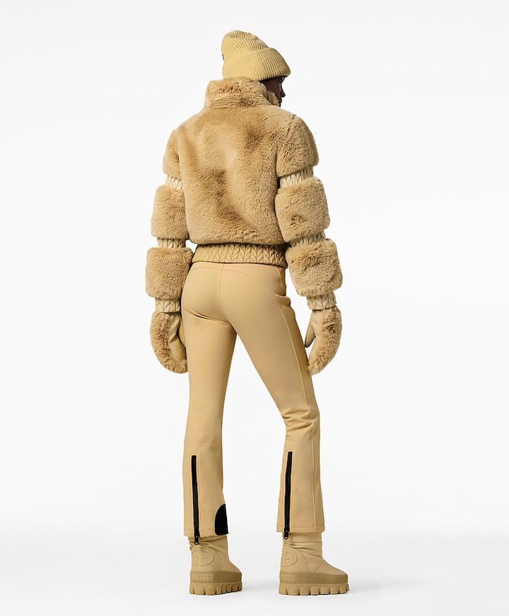 Dames ski-jas beige