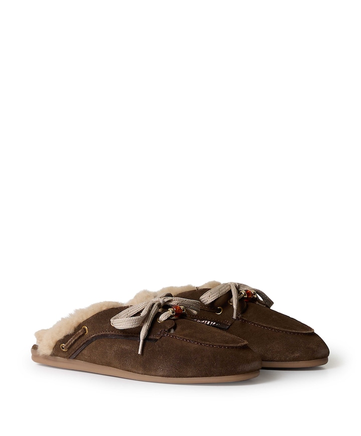 Aloyse dames clogs bruin