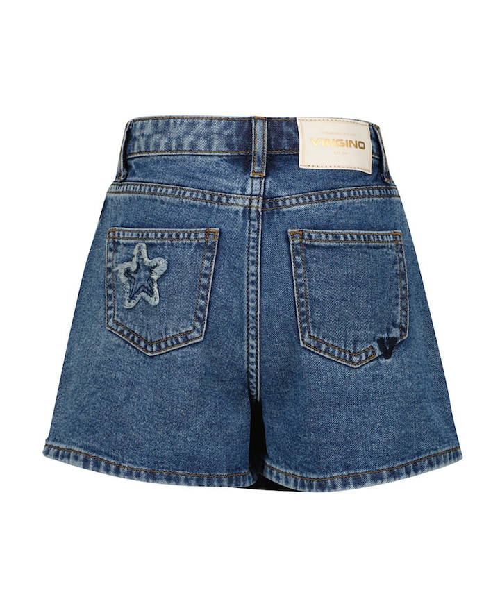 Meisjes broekrok blauw