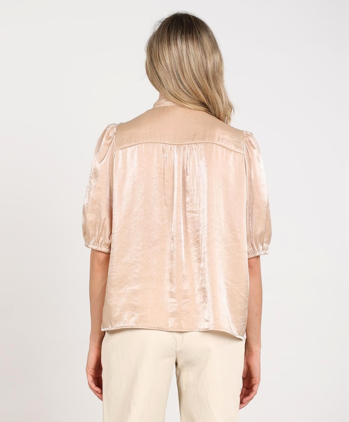 Dames blouse beige