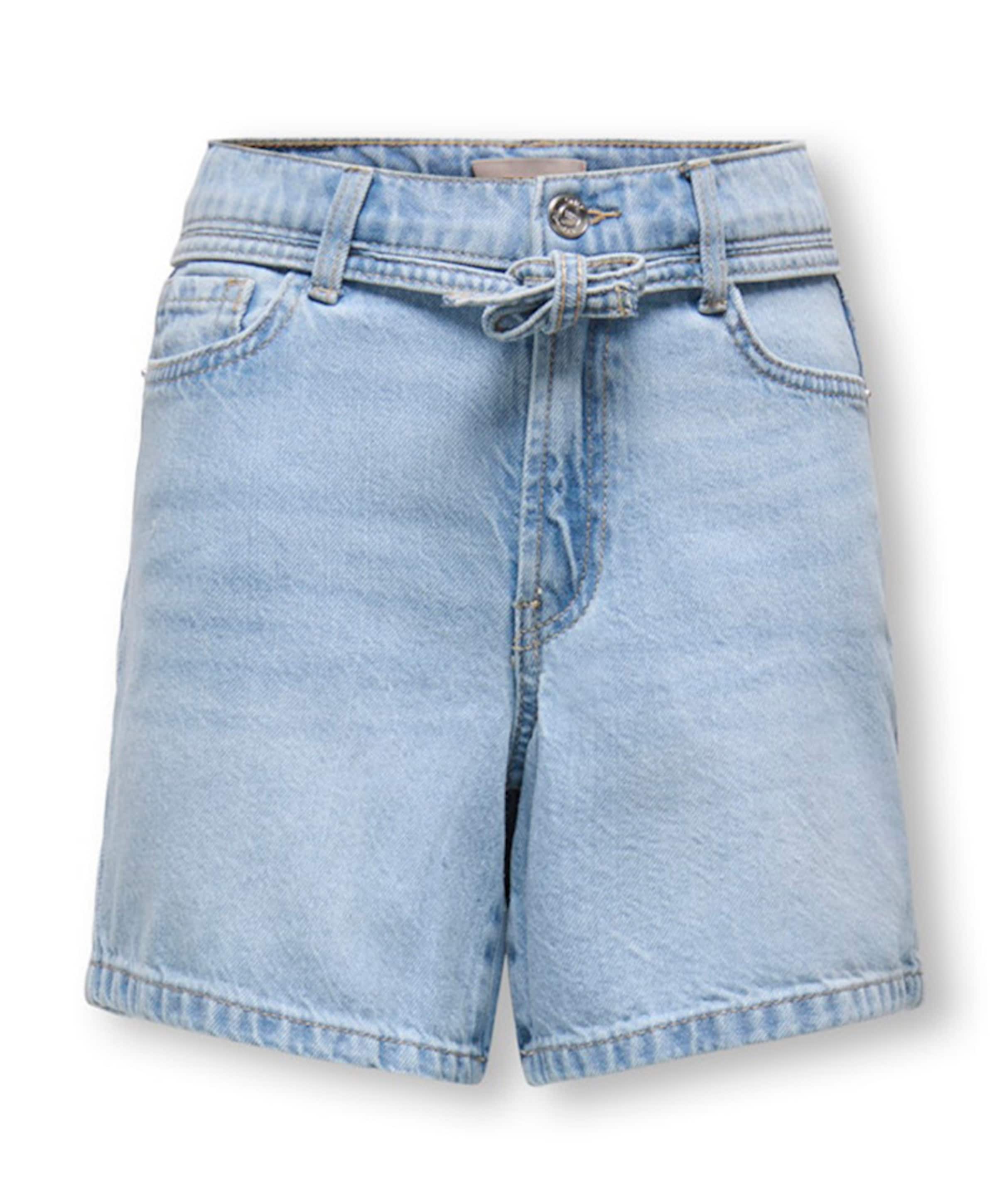 KOGGIANNA HW BELT PIMBOX DNM meisjes korte broek blauw