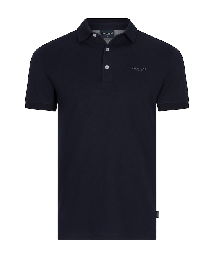 Heren polo blauw