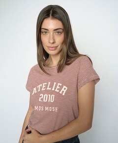 Dames T-shirt brique
