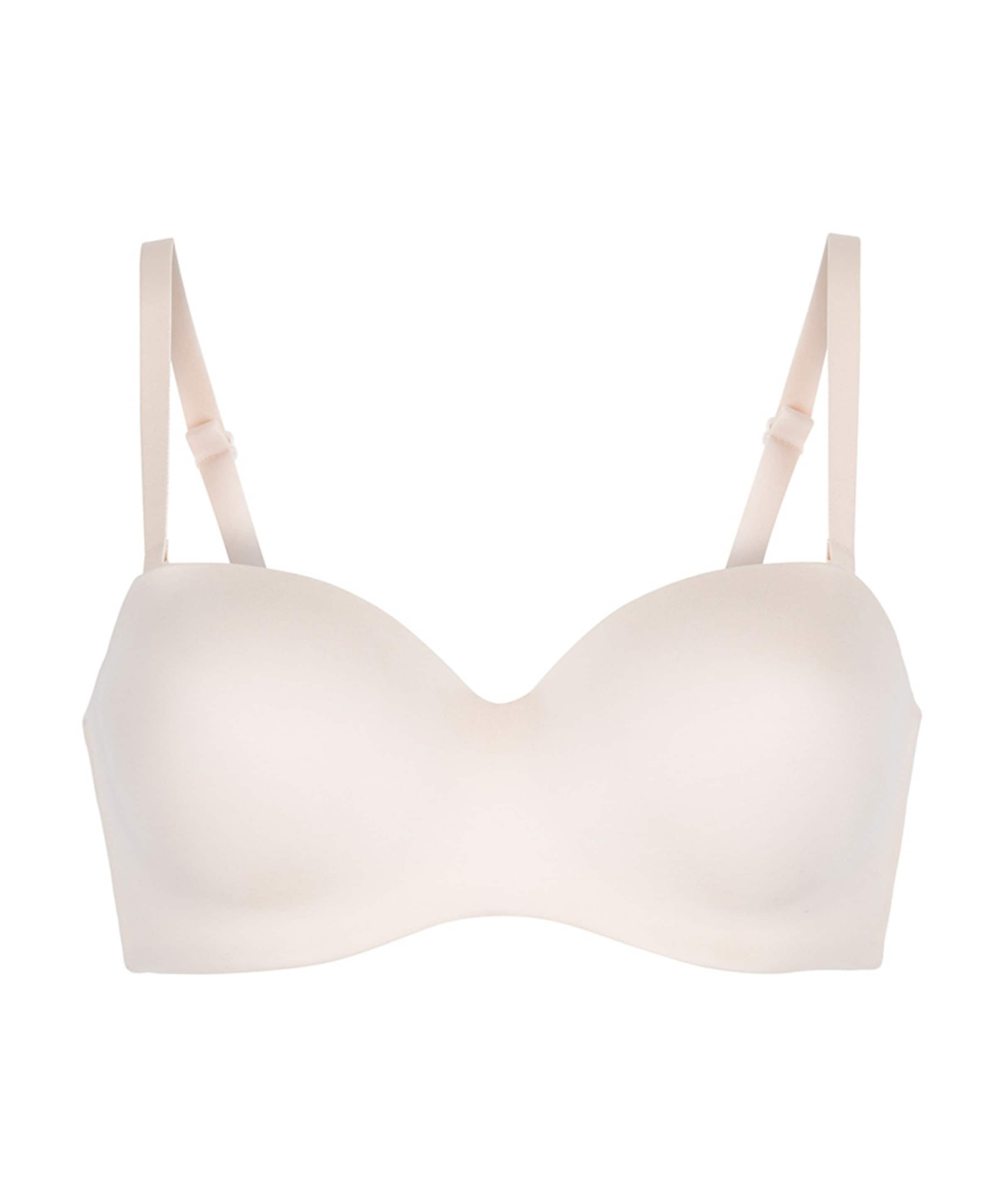 Dames bh strapless beige