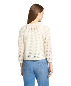 Dames vest ecru