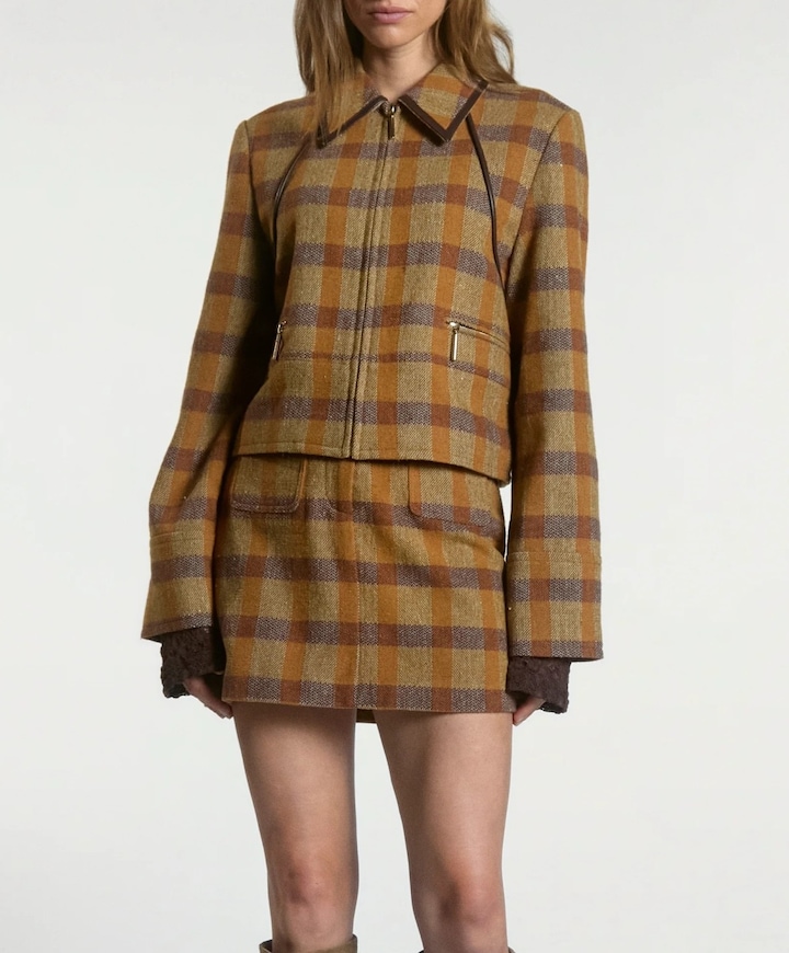 Dames jas beige