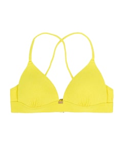 Dames bikinitop geel