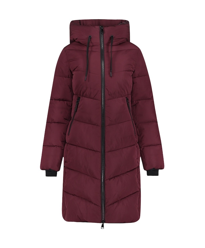 Dames jas bordeaux