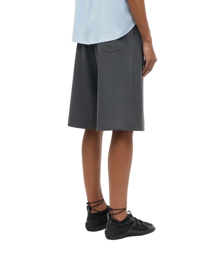 SAHARPER PLEAT 16054 dames korte broek blauw