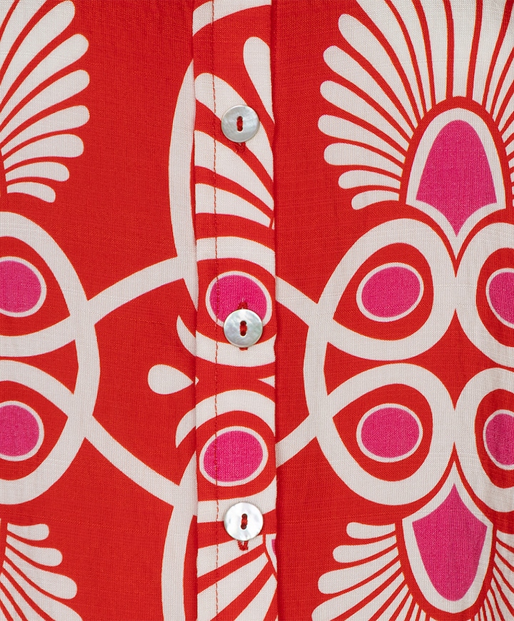 Dames blouse rood