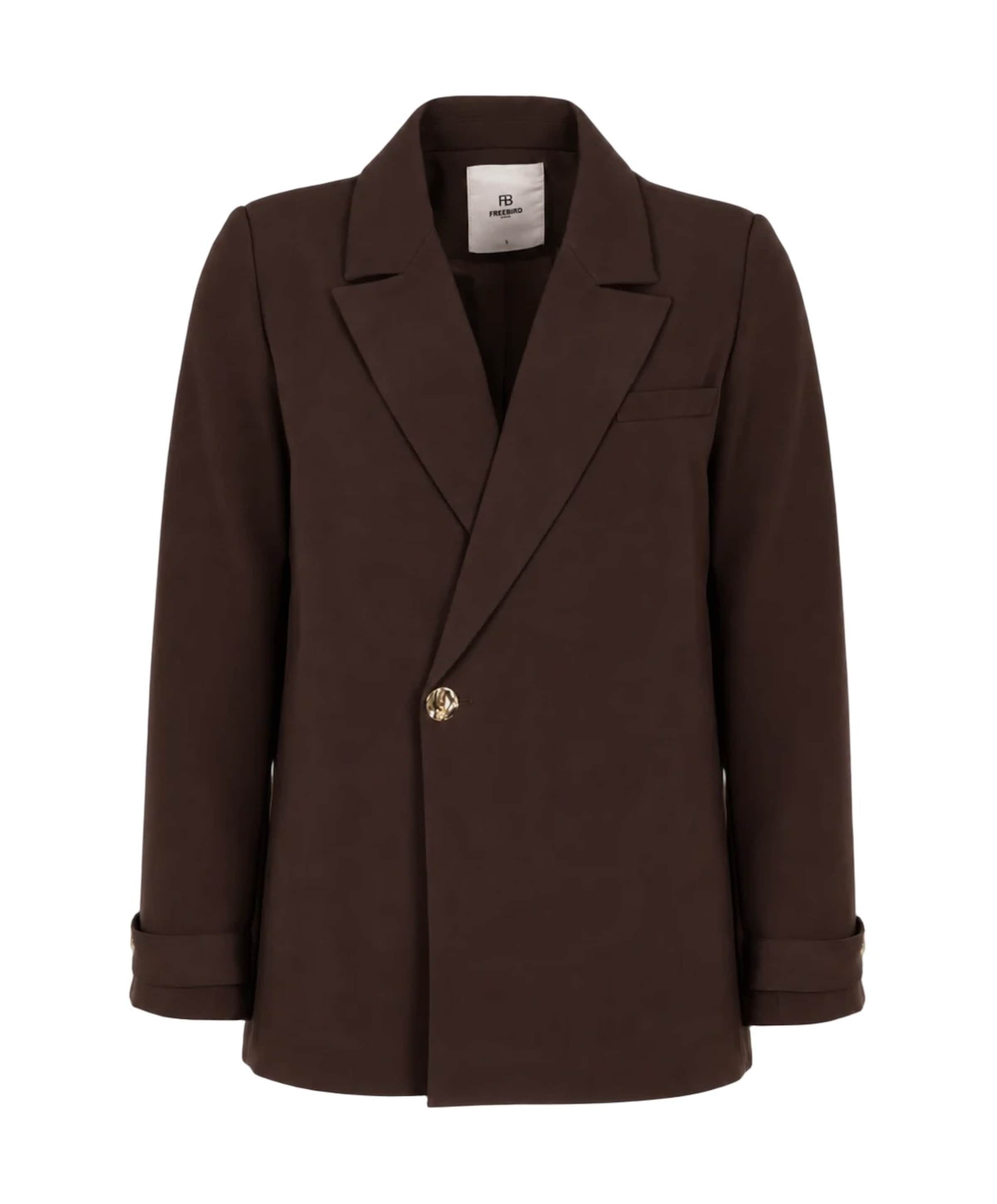 Dames blazer bruin
