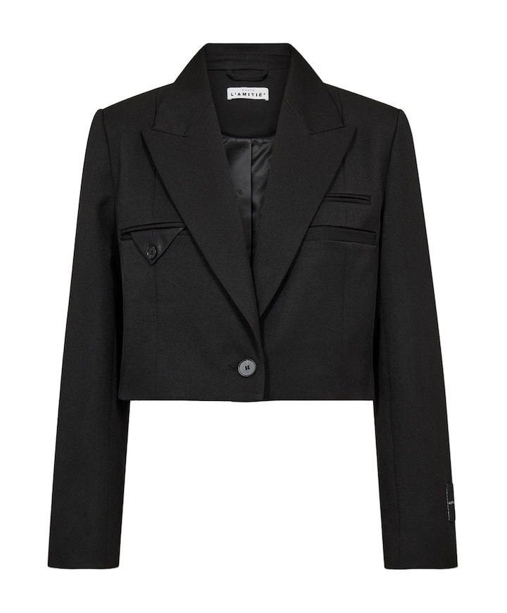 Dames blazer zwart