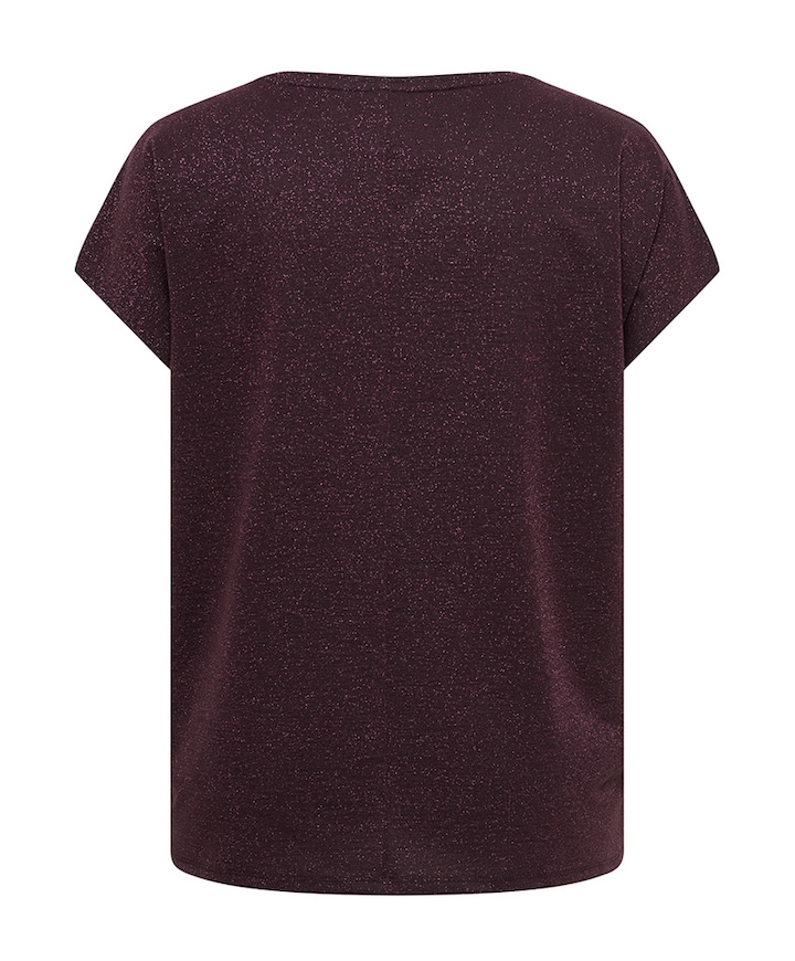 Dames T-shirt bordeaux