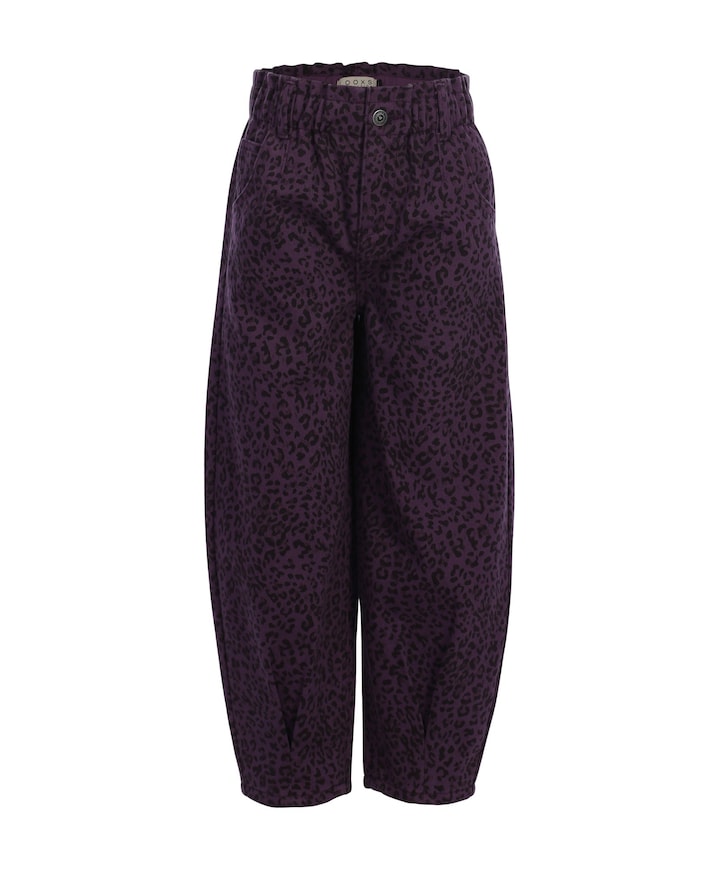 Little leopard meisjes jeans paars
